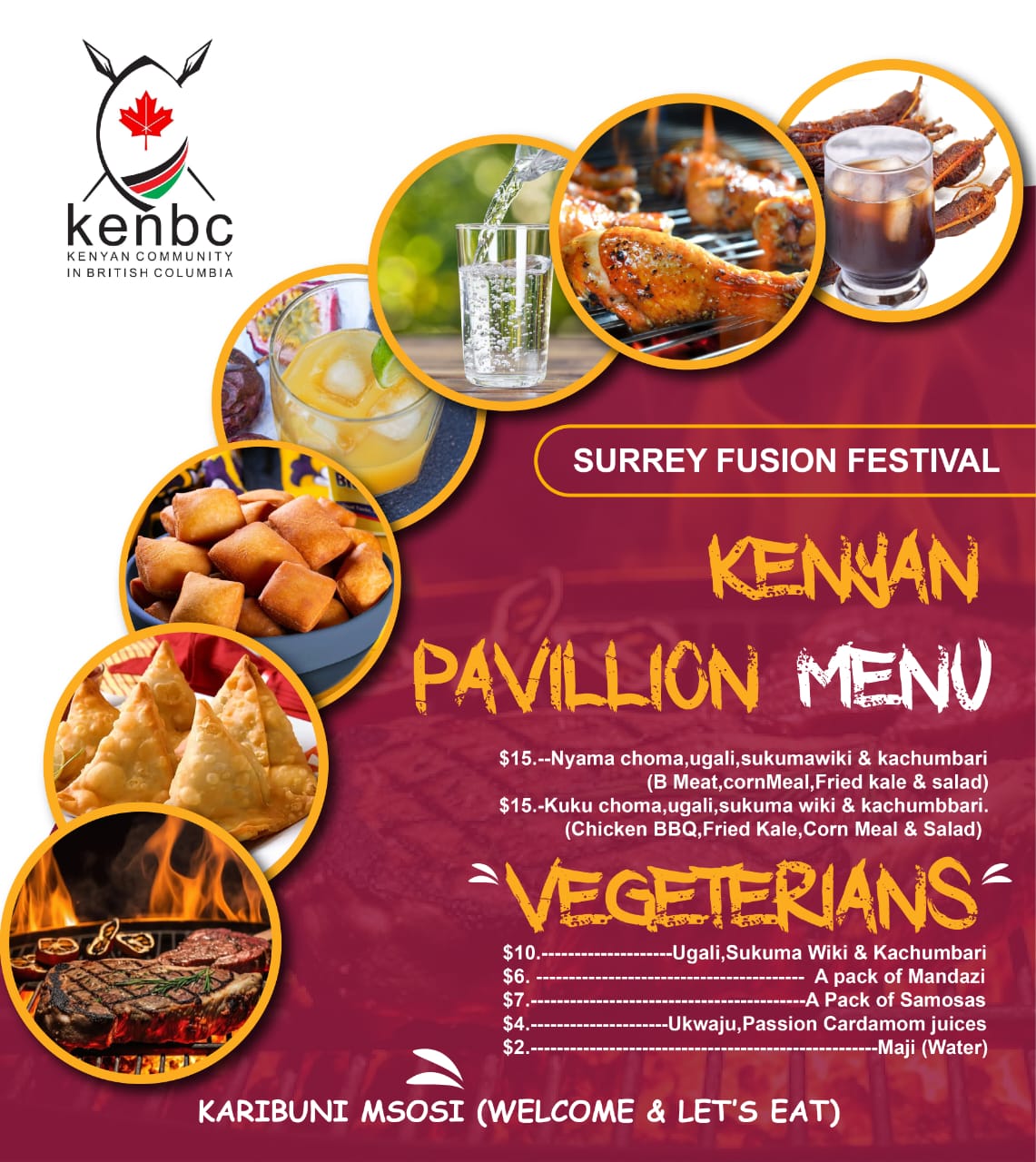 Food Fusion Festival event poster